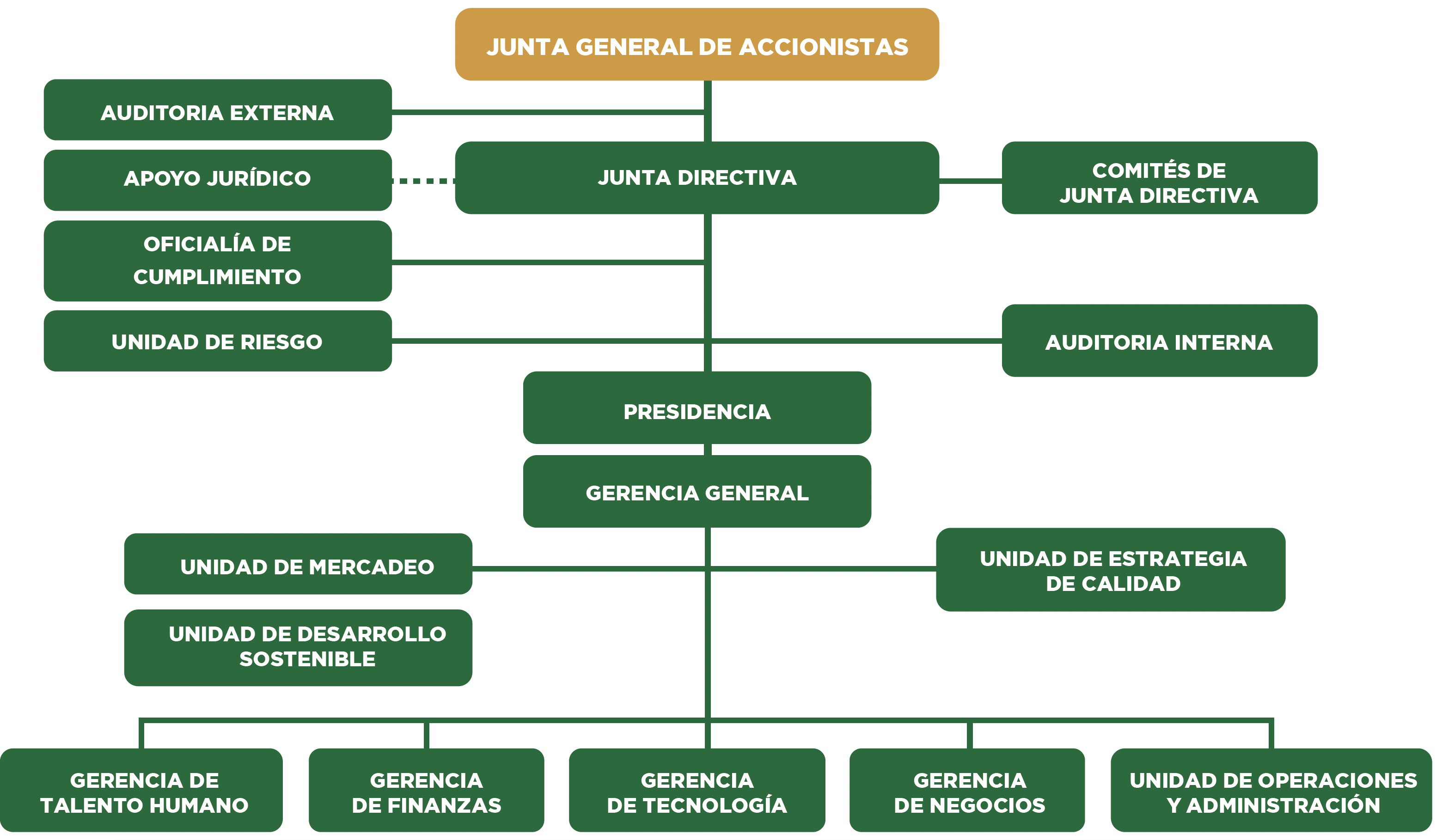 Organigrama Junta Directiva